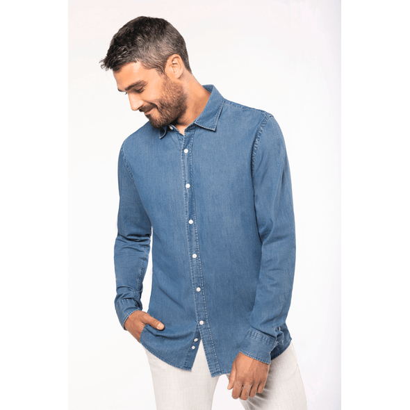 Kariban | Men's denim shirt